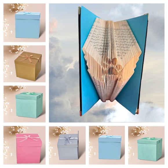 𝑯𝒂𝒏𝒅𝒎𝒂𝒅𝒆 “Paw with Angel Wings” Book Folding 🎁